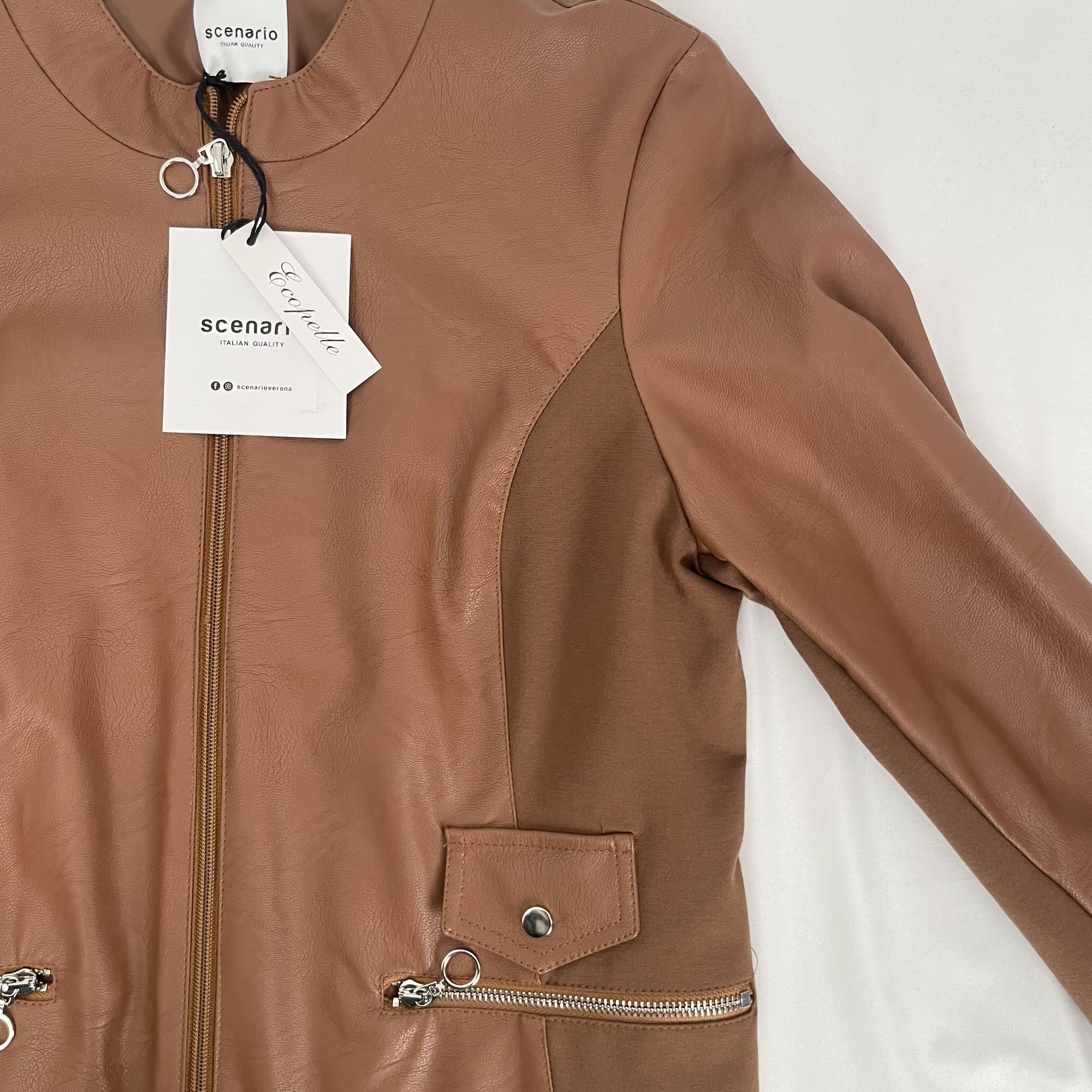 Giacca ecopelle Scenario Carla